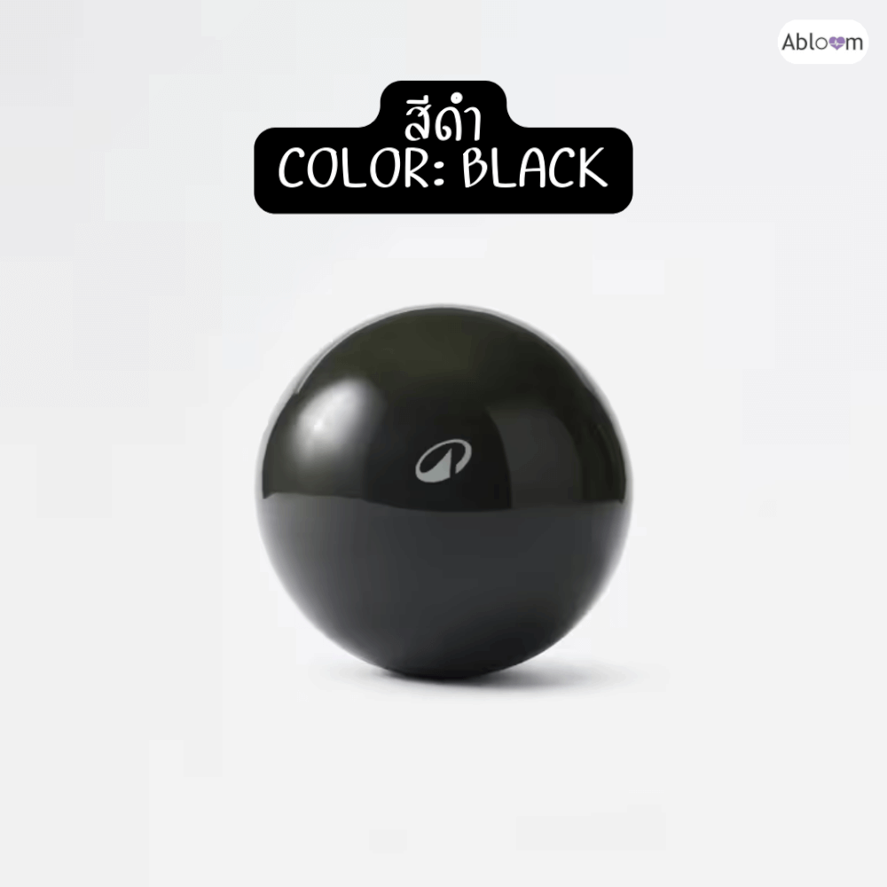 ลูกบอลน้ำหนักพิลาทิส 900 กรัม ABLOOM 0160029001010_สีดำ